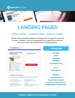 landing page real estate